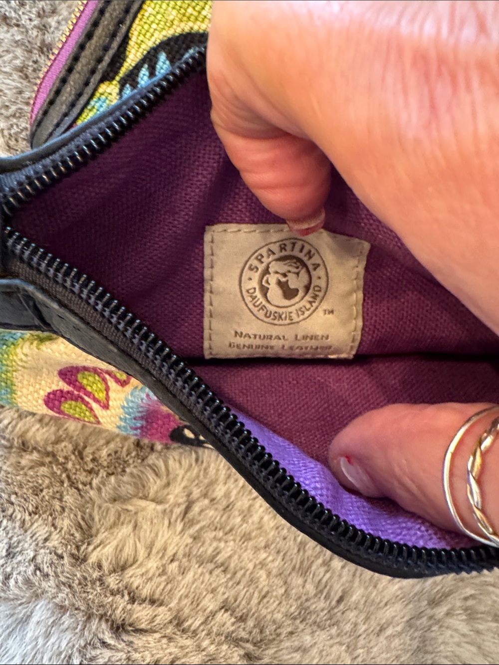 Spartina 449 Multicolor Floral Tapestry Wristlet Set - Picture 4 of 9